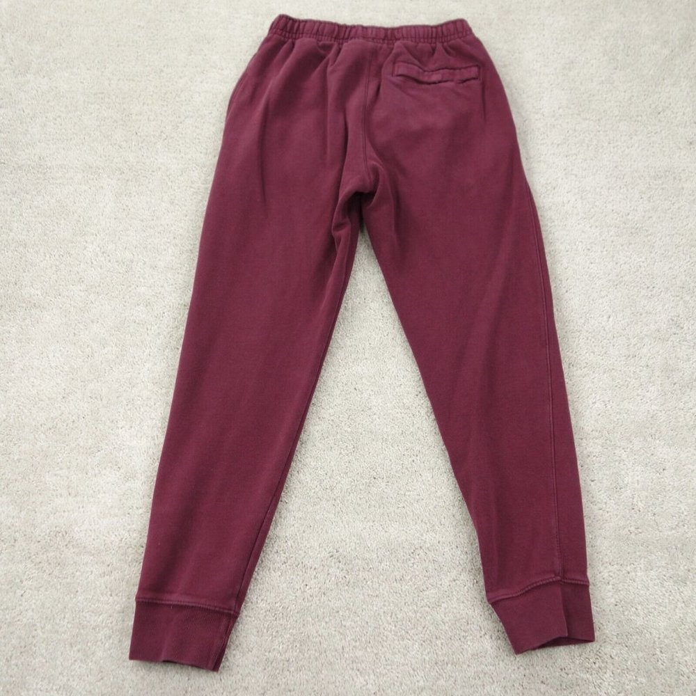 Nike Sportswear Joggers Womens XS Red Stretch Elastic Waist Just Do It Fleece - Picture 10 of 12